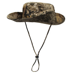 Men's Wide Brim Bucket Hat Sunscreen Benny Hat Camouflage Jungle Fishing Cowboy