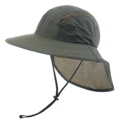 Sun Screen Hat With Neck Flap for Men & Women
