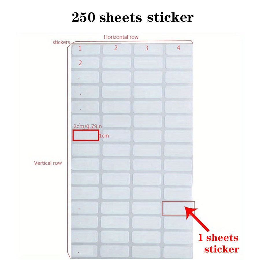 Diamond Painting Storage Label Stickers Tool Accessories
