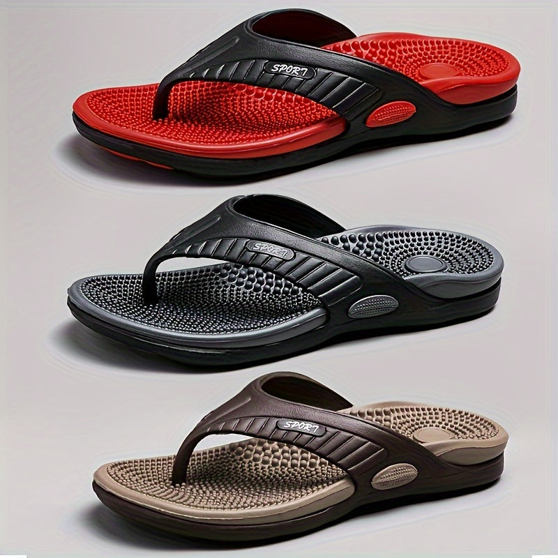 Men's Comfortable Lightweight Non-slip Flip Flops for Beach