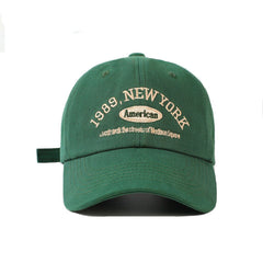 1989 Embroidered Soft Top Baseball Cap for Women Men Unisex