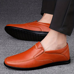 Men's Comfy Slip On Loafer Shoes Non Slip