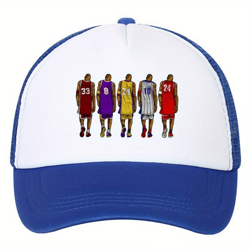 Unisex Adjustable Baseball Cap with Embroidery for Outdoor Sport