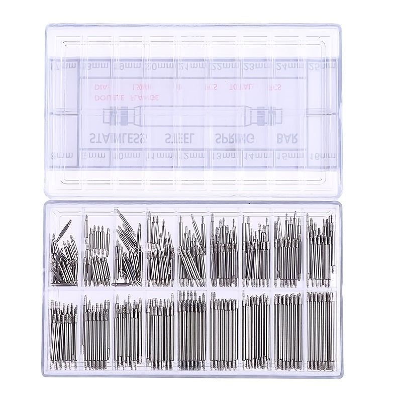180pcs Watch Band Spring Bars Strap Link Pins Watch Repair Tools
