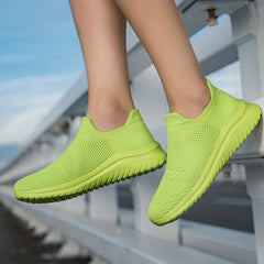 Women's Lightweight Running Shoes Breathable Casual Solid Low Top Sport Sneakers
