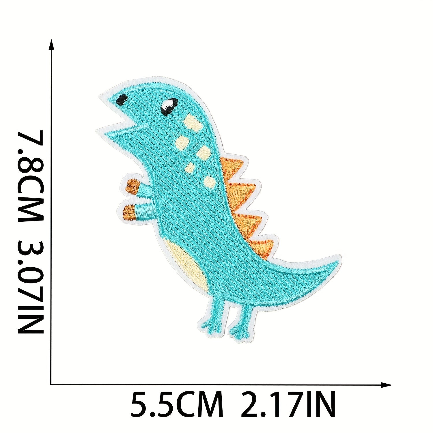 26pcs Dinosaur Iron On Patches Sew On Embroidered Applique Repair Patch DIY