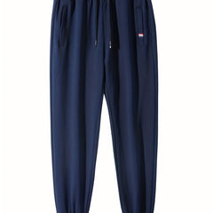 Breathable Slim Fit Joggers with Drawstring for Men