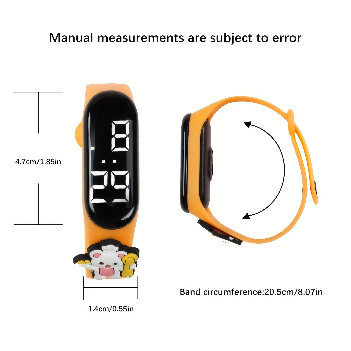 3pcs Animal Doll Electronic Bracelet Watch Set LED for Family Gift