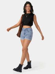 Yoga Sleeveless Crop Top Casual Running Sports Tank Top