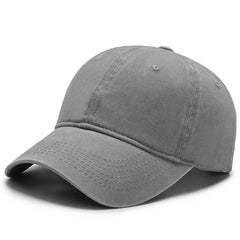 Light Board Baseball Cap Versatile Retro Sunshade Solid Adjustable Cap