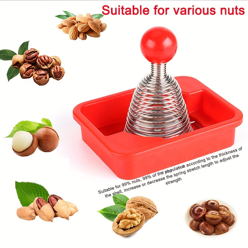 Stainless Steel Nutcracker for Nuts - Quick and Easy Nut Cracking Tool
