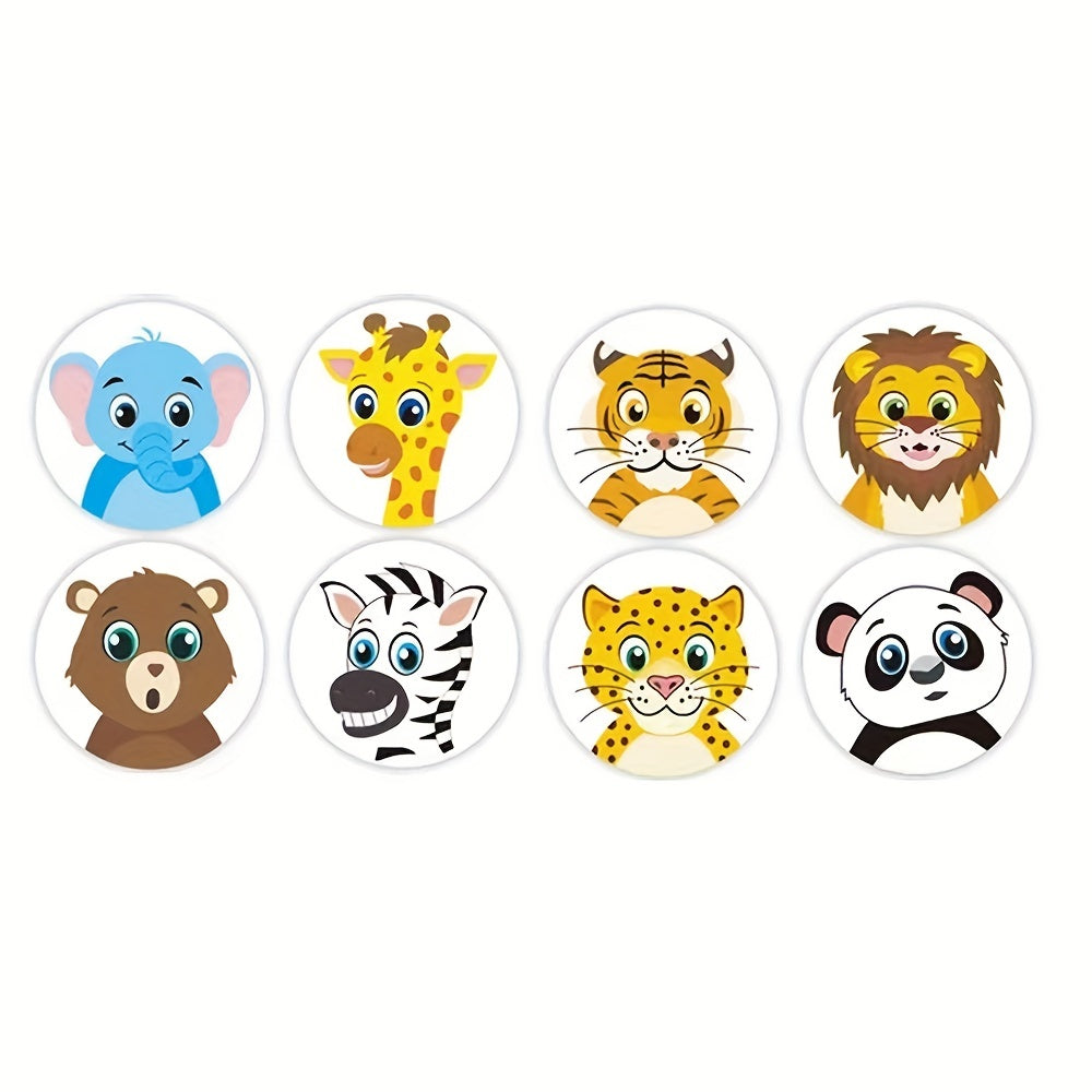 500pcs Animal Stickers for Kids, Teacher Reward, Office Stationery