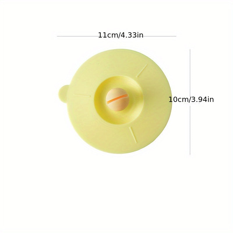 Multicolor Round Silicone Cup Lids Reusable Cover for Cold Coffee