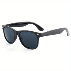 Square Sunglasses Rivet Decor Anti Glare UV400