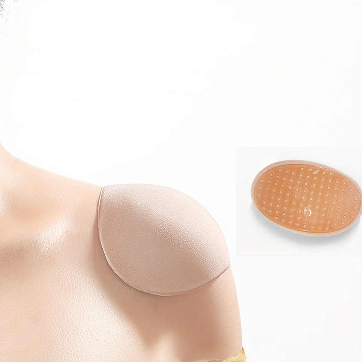 2pcs Silicone Shoulder Pads Bra Strap Cushions Women's Accessories
