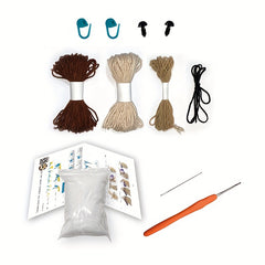 Crochet Woven Hedgehog DIY Material Bag Set