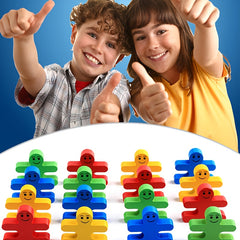 Wooden Balance Villain Blocks Montessori Toys for Toddlers