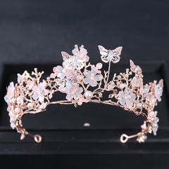 Bridal Pearl Rhinestone Crown Tiara Wedding Gift Hair Accessories