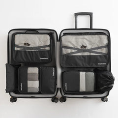 7PCS Cube Travel Accessories Waterproof Bags Mesh Bag In Pouch Luggage Organizer