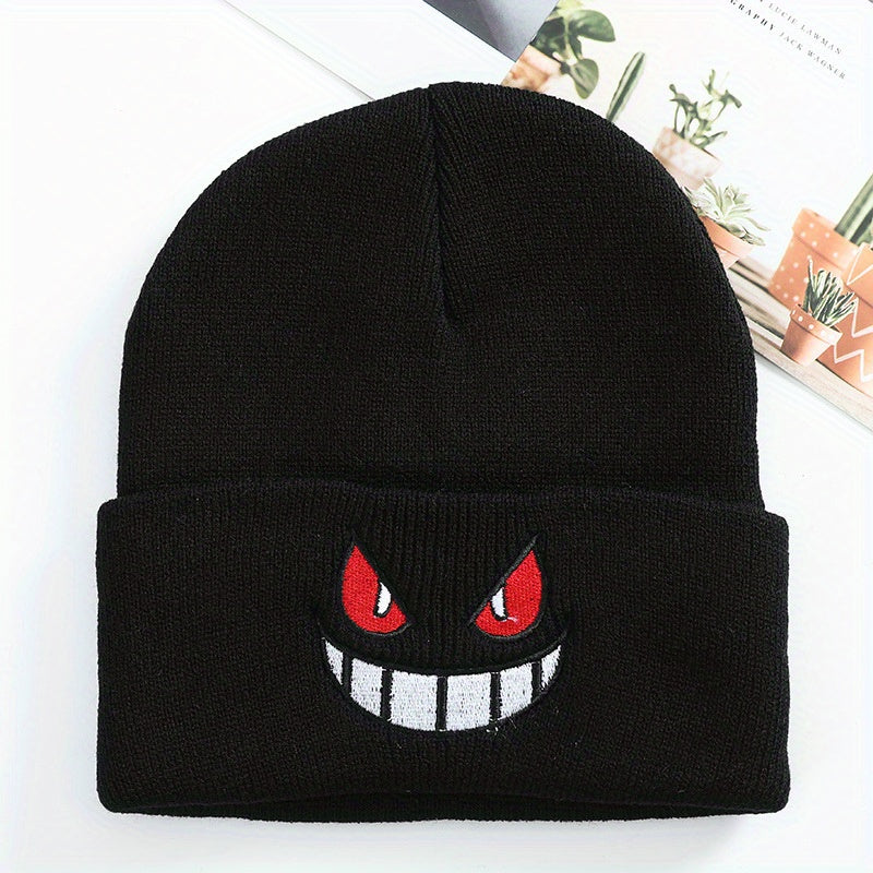 Ghost Knitted Hat Adult Windproof Warm Pullover Hat