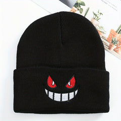 Ghost Knitted Hat Adult Windproof Warm Pullover Hat