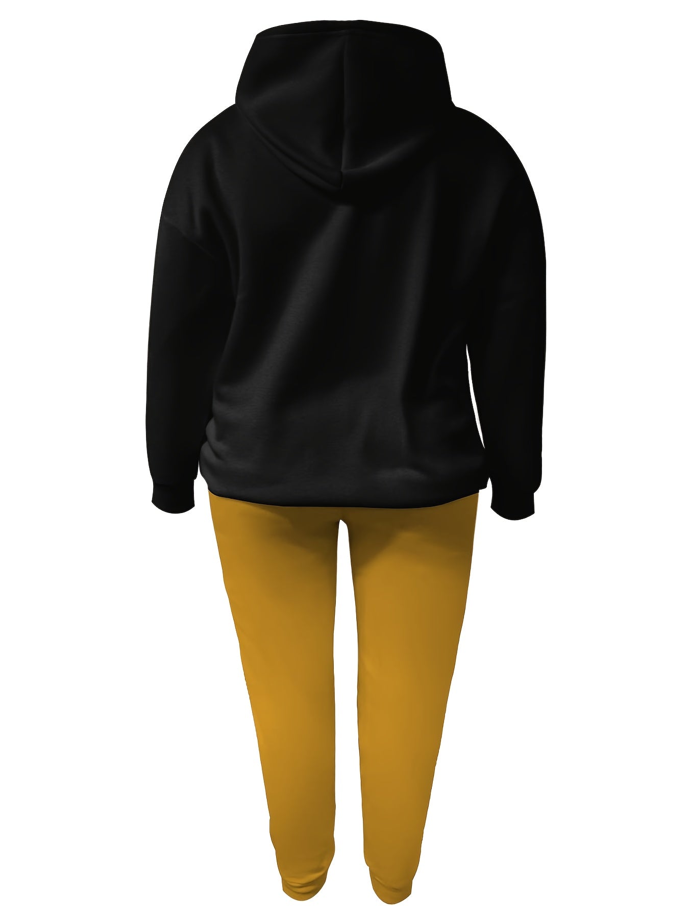 Women's Sunflower Hoodie & Solid Pants 2 Piece Set
