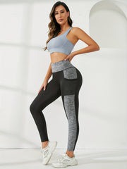 Breathable Yoga Pants with Phone Pocket