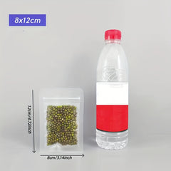 10pcs Frosted Self Sealing Bags for Food Packaging Holiday Candy Bags