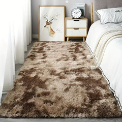 Ultra Soft Plush Rug Coffee Large Non-slip Fluffy Shaggy Area Rug