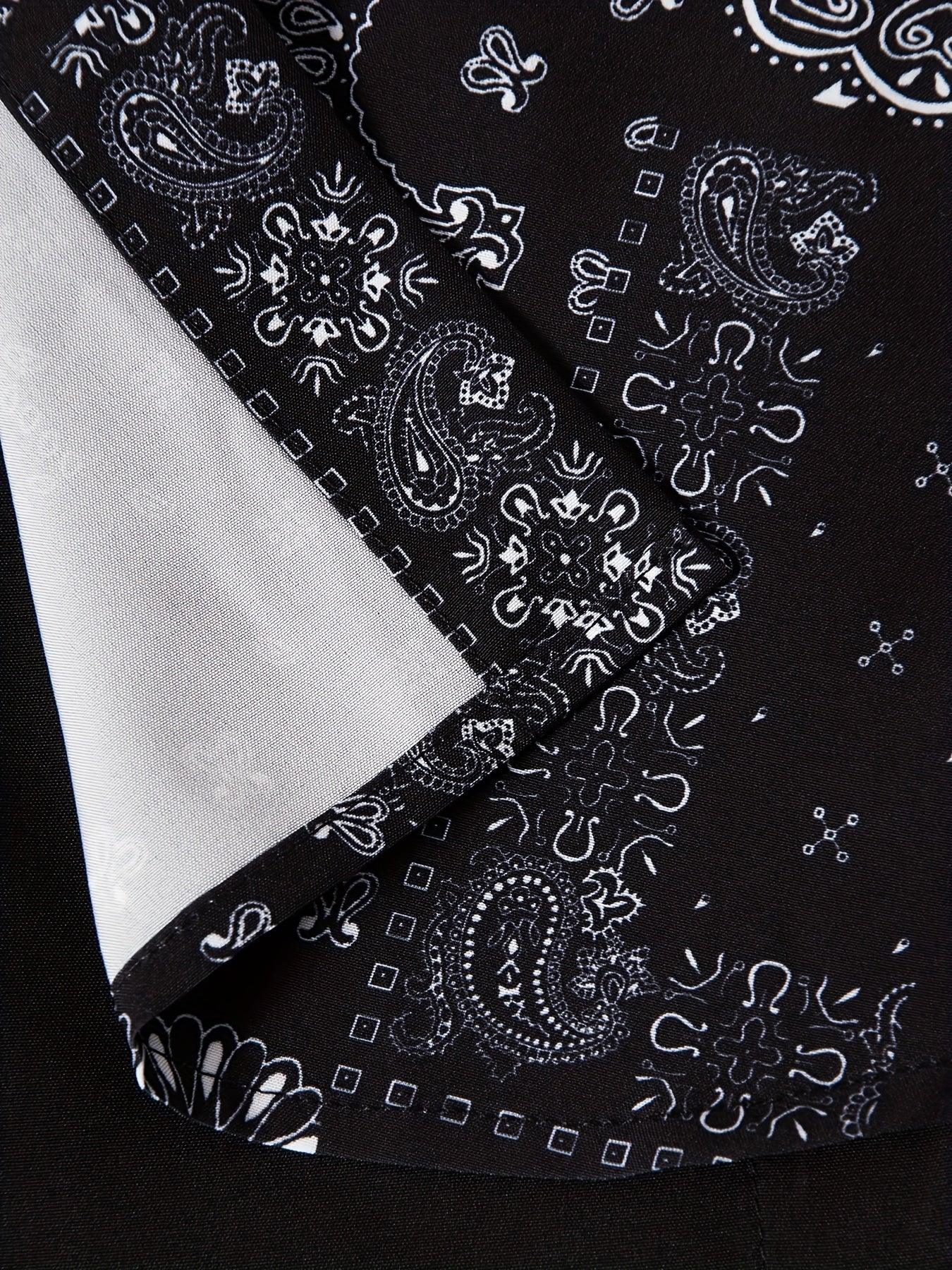 Men's Retro Flower Print Short Sleeve Shirt