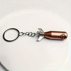 Retro 3D Keychain Pendant Backpack Accessories Key Ornament
