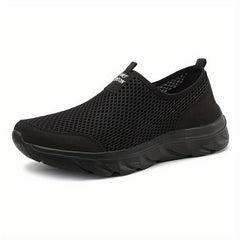 Men's Mesh Slip-on Sneakers Lightweight Athletic Shoes