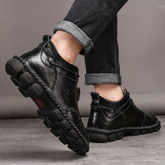 Men's Stitched Loafer Shoes Wear resistant Non Slip Outdoor Casual Shoes
