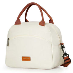 Women's Insulated Lunch Bag with Strap Waterproof Small Cooler for Work Travel
