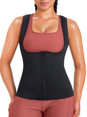 GOTOLY Women's Slimming Racerback Tank Top Sauna Sweat Yoga Sleeveless Top