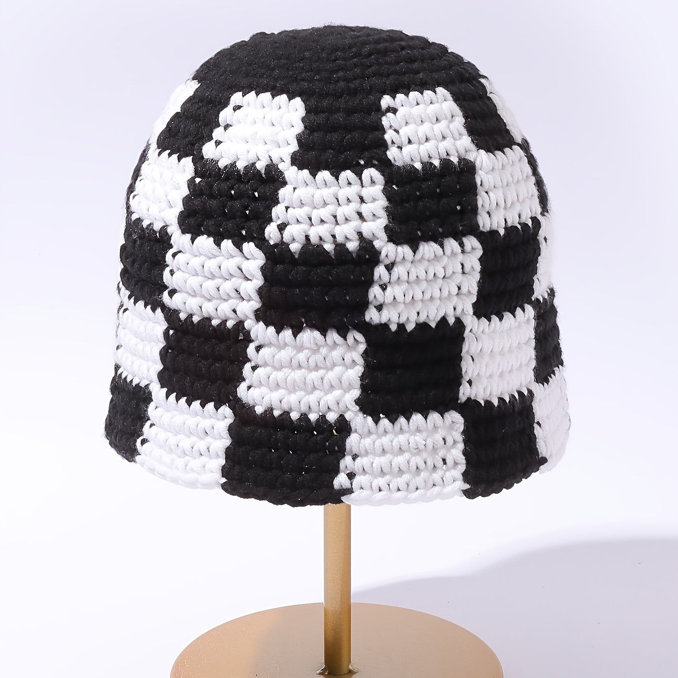 Checkerboard Lattice Bucket Hat Unisex