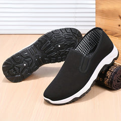Men's Slip-on Sneakers Casual Walking Shoes Comfy and Breathable Loafers