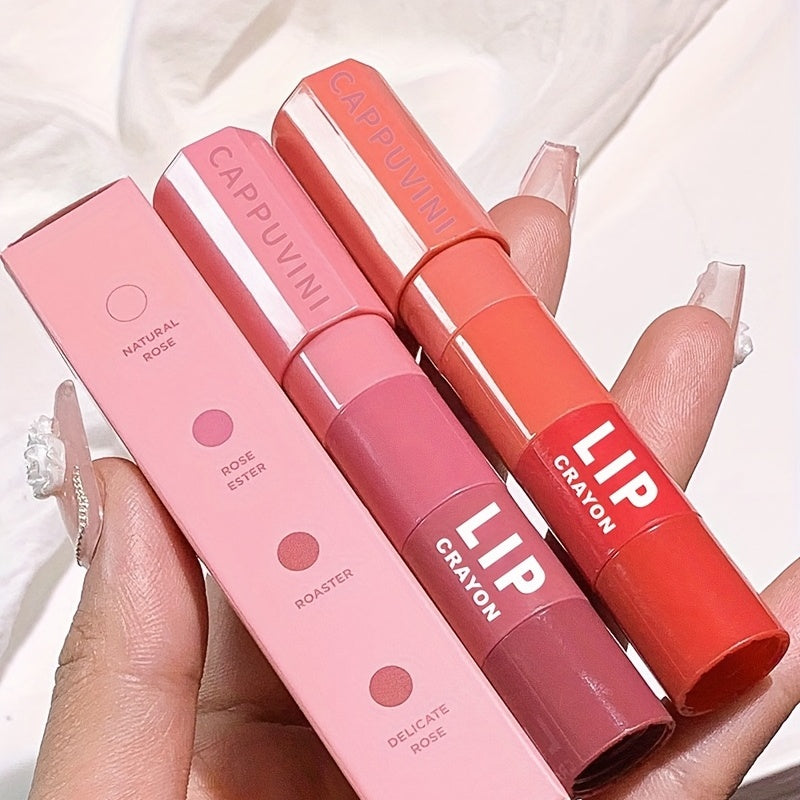 Matte Crayon Lipstick Set 4 Waterproof Velvet Long-lasting Lip Gloss