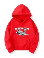 Leisure Skeleton Pattern Smart Hoodie For Girls