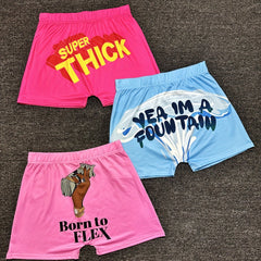 3 Packs Colorblock Yoga Shorts for Women