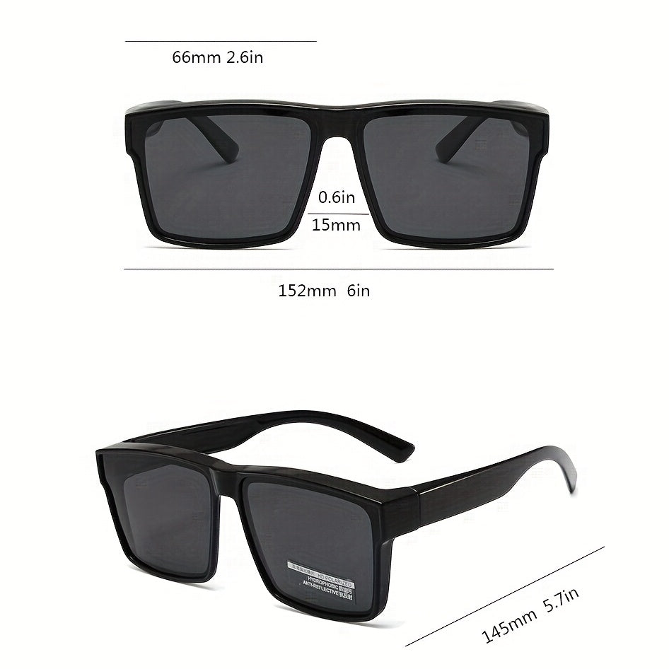Polarized Fit Over Sunglasses Anti Glare UV400 Sun Shades for Driving
