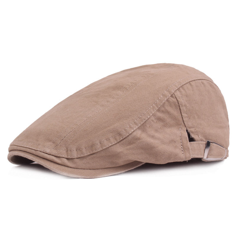 Men's Retro Cabbie Hat Classic Newsboy Cap For Outdoor Fishing