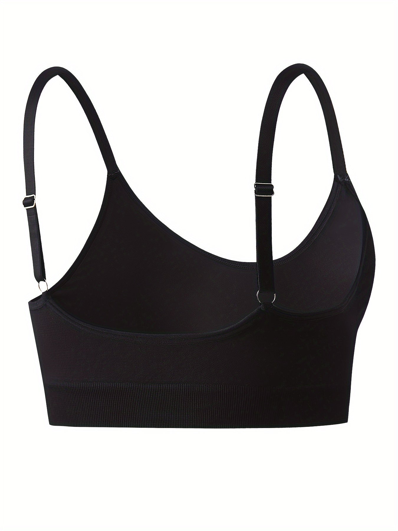 Seamless Round Neck High Stretch Fitness Bra