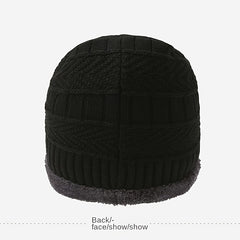 Winter Knitted Hat Scarf Gloves Set Neck Gaiter Anti Slip Gloves Warm Beanie