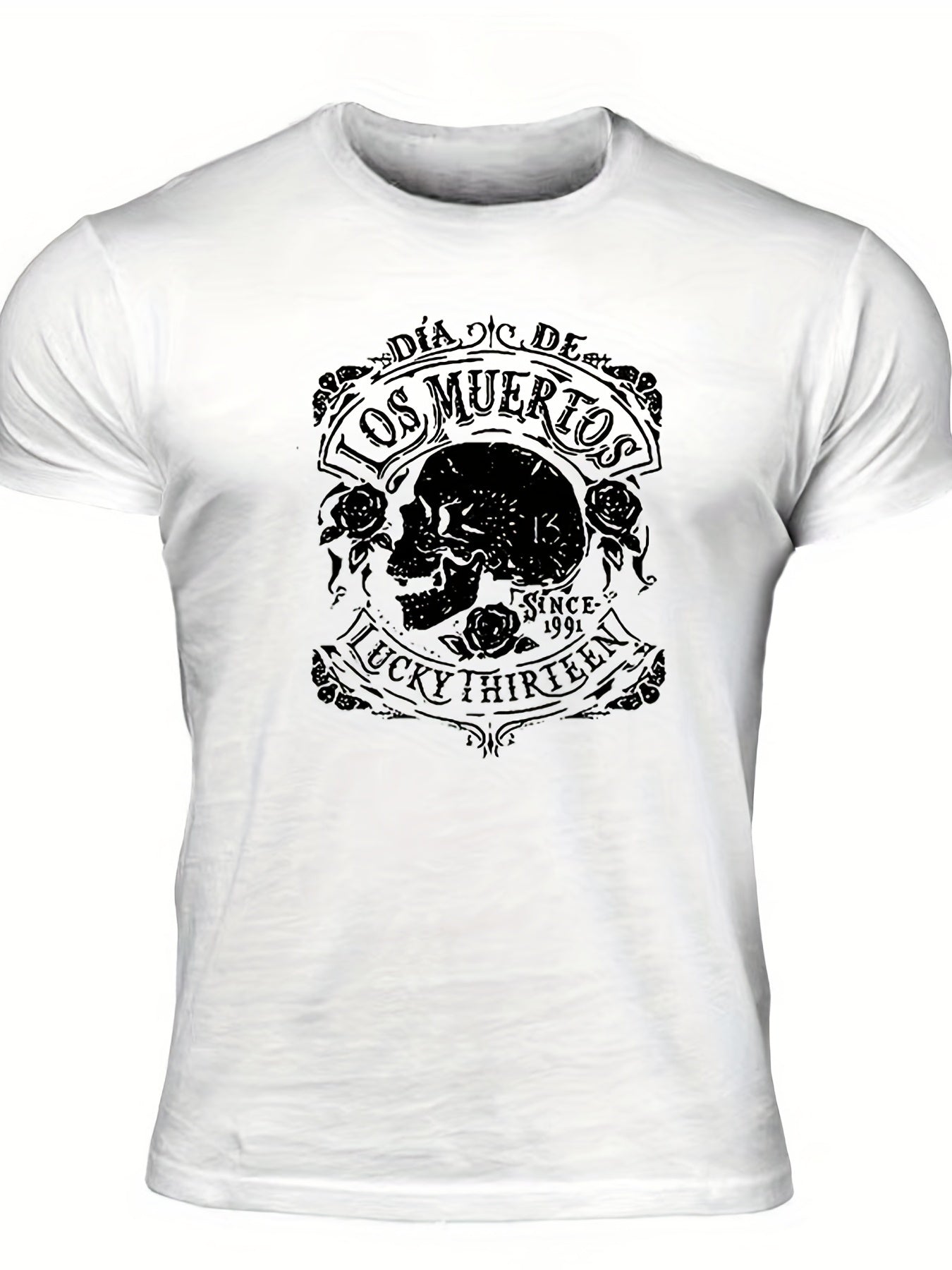 Vintage Skull Graphic T shirt For Men