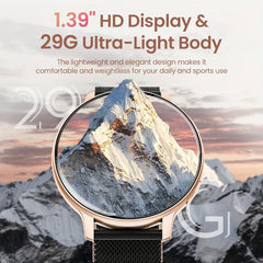 100 Sports Modes Smartwatch with Women's Health Features