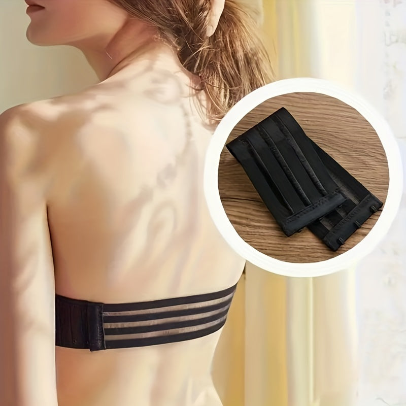 Elastic Bra Strap Extenders Adjustable Comfortable Back Clasp