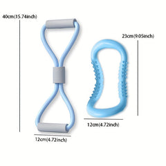 Yoga Stretching Band & Ring Set for Back & Shoulder Opening