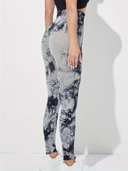 Tie Dye High Waist Sports Leggings