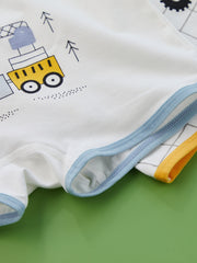 4pcs Boys Boxer Briefs Cartoon Car Children's Underwear Cotton